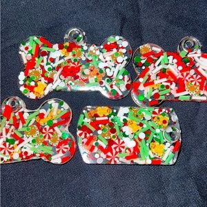 Personalized dog tags for Christmas